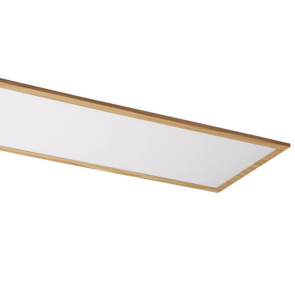 Prostokątny plafon pokojowy Almond 6909 LED 40W 4000K sufitowy drewno