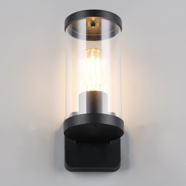 Zewnętrzna lampa przyścienna Bonito R21596132 IP44 czarny