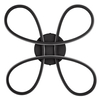 Metalowa lampa sufitowa do salonu Fly 645610132 LED 22W 3000K czarna biała
