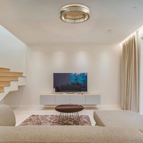 Kryształowa lampa sufitowa Glamour Eye ABIGALI-GLAMOUR-50CM LED 30W złota