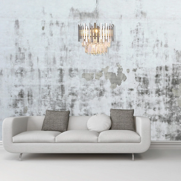 LAMPA wisząca ASPEN ML5996 Milagro glamour OPRAWA metalowy ZWIS okrągły chrom