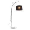 Podłogowa lampa z abażurem Orta 5417 TK Lighting do czytania czarny