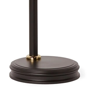 Lampa stojąca DOUILLE-TL-BPB czarna polerowany mosiądz