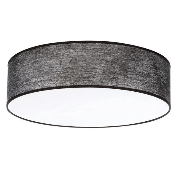 Loftowa lampa plafon NEVOA 47954802 abażurowa plafoniera okrągła czarna