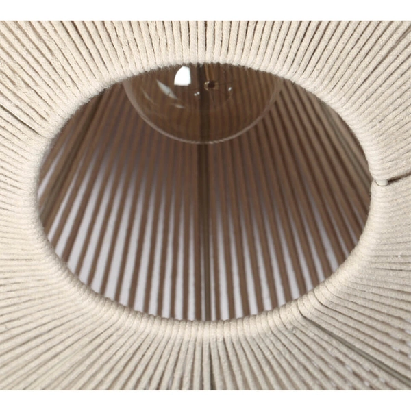 Plafon nasufitowy SVEA 664700144 Trio harmonijka pleciona beżowy