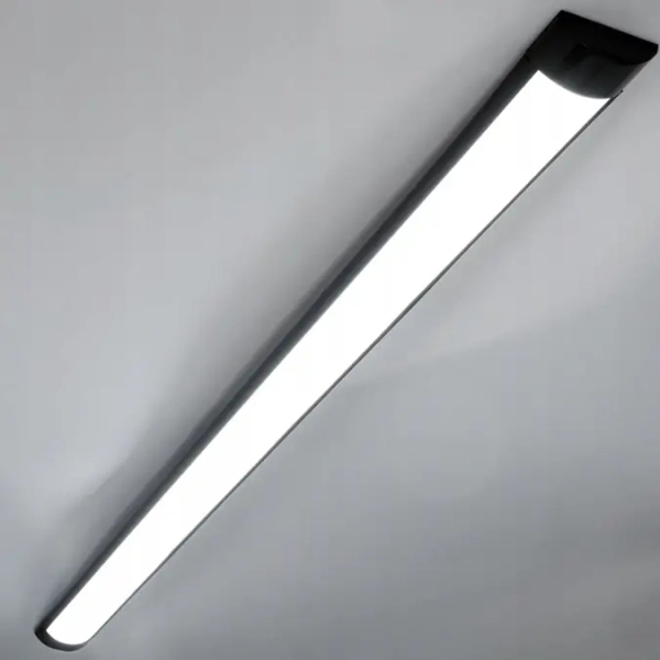 Panel natynkowy lampa podłużna czarna do garażu 120cm 36W 4000K barwa neutralna SLP2934
