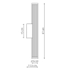 Ścienny kinkiet do łazienki VENA LP-1010/1W-60 GD LED 12W CCT IP44 złoty