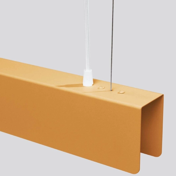 Lampa zwis nad wyspę Spark SL.1396 prostokątna do jadalni złota