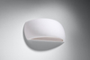 LAMPA ścienna SL.0835 ceramiczna OPRAWA półokrągły kinkiet biały