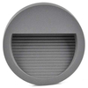 LAMPA schodowa Q8 LED 313744 Polux ścienna OPRAWA metalowa LED 3W 4000K okrągła IP44 grafitowa