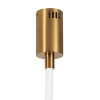 Lampa wisząca SNAKE MD1021-4 gold złota metal PVC LED 60W 3000K 4M wąż ledowy nowoczesna