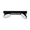 Czarna lampa kierunkowa Castelio LED 10W 4000K 2-punktowa