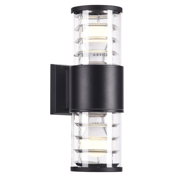 Elewacyjna LAMPA ogrodowa BRONX O576WL-02B Maytoni ścienna OPRAWA zewnętrzna outdoor IP54 czarna