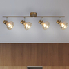 LAMPA sufitowa HOLLY 5550 Rabalux regulowana OPRAWA szklane reflektorki złote bursztynowe