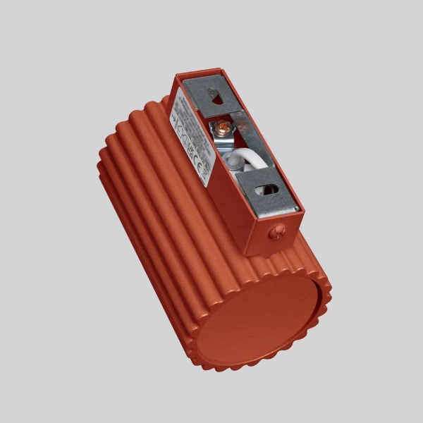 Naścienna lampa do jadalni KARBON SL.1654 ryflowana terakota