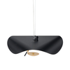 Zwisowa lampa Enigma ST-8821P-40 Step LED 13W kapelusz czarny złoty