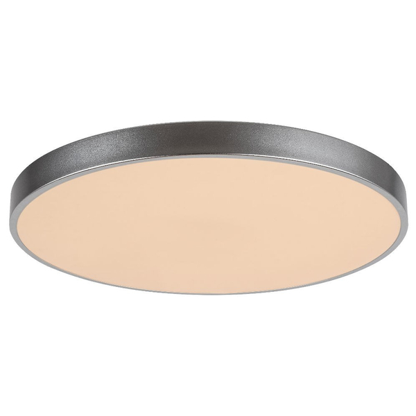 LAMPA sufitowa TESIA 3317 Rabalux nowoczesny plafon LED 60W 3000K - 6000K z pilotem srebrny