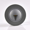 Schodowa LAMPA podtynkowa Q2 LED 313683 Polux metalowa OPRAWA wpuszczana LED 3W 4000K okrągła IP44 grafitowa