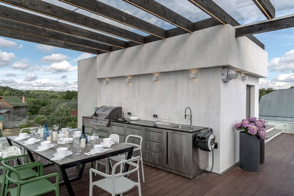 Kinkiet na taras lampa ścienna Fulton O572WL-L6W LED 6W 3000K kostka biała