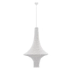 Lampa wisząca do sypialni Alda 5115 Shilo dekoracyjna szydełko biały