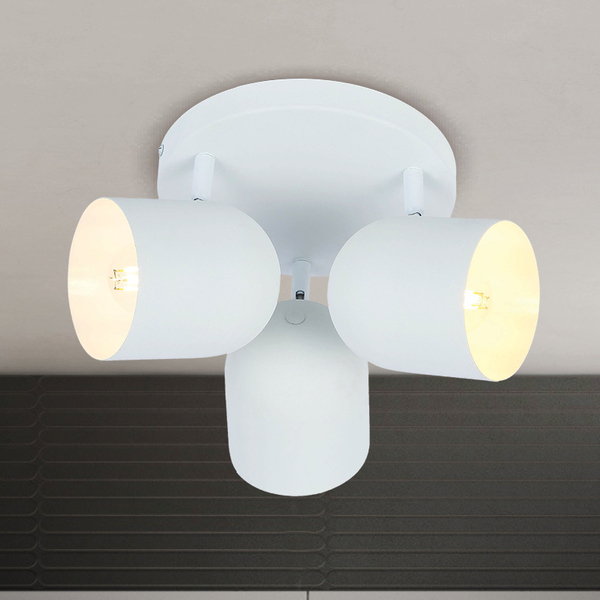 LAMPA sufitowa AZURO 98-63274 Candellux metalowa OPRAWA spot regulowane reflektorki białe