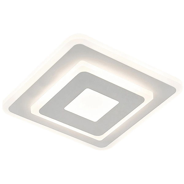 Biały plafon Taneli 6960 kwadratowa lampa LED 12W 3000K-6000K do biura