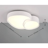 Modernistyczny plafon sufitowy Rise 647510231 LED 21W 2700-6500K biały