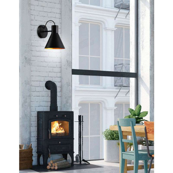 Kinkiet lampa ścienna MORE 21-71149 metalowa industrialna czarna