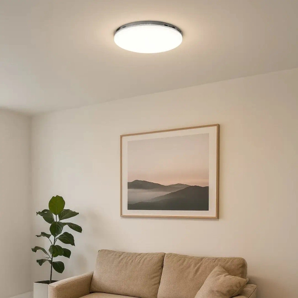 Sufitowa lampa do przedpokoju Maya ML1833 LED 36W 4000K okrągły chrom
