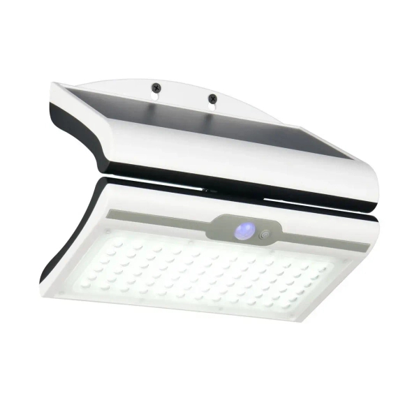 Elewacyjny kinkiet solarny MACAPA R23066101 LED 5W 4000K IP44 biały szary