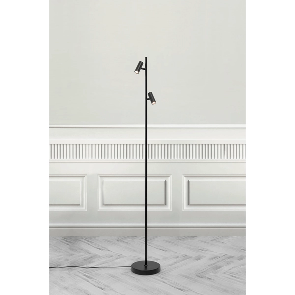 Regulowana lampa podłogowa OMARI 2112254003 LED 12,8W 2700K czarny