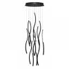 Nowoczesna lampa wisząca FLOW AZ6817 LED 180W 3000K ściemnialna czarna