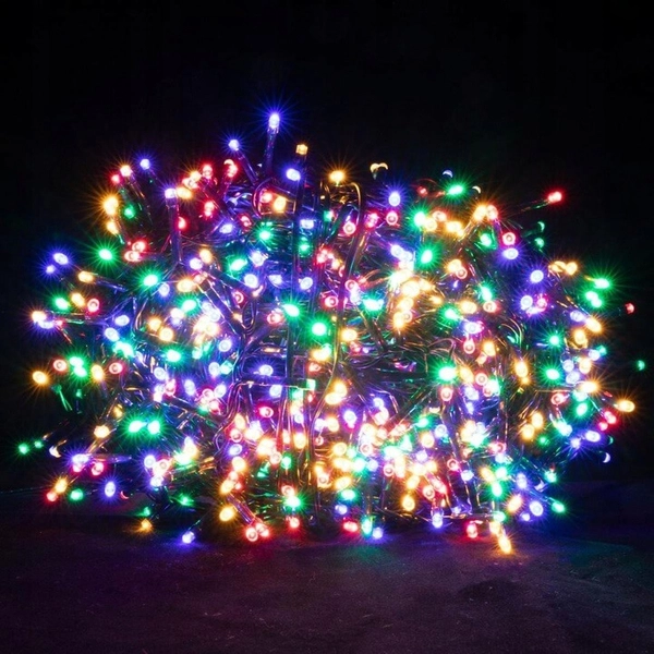 Świąteczna iluminacja z pilotem 300 LED 22,7m kolorowe
