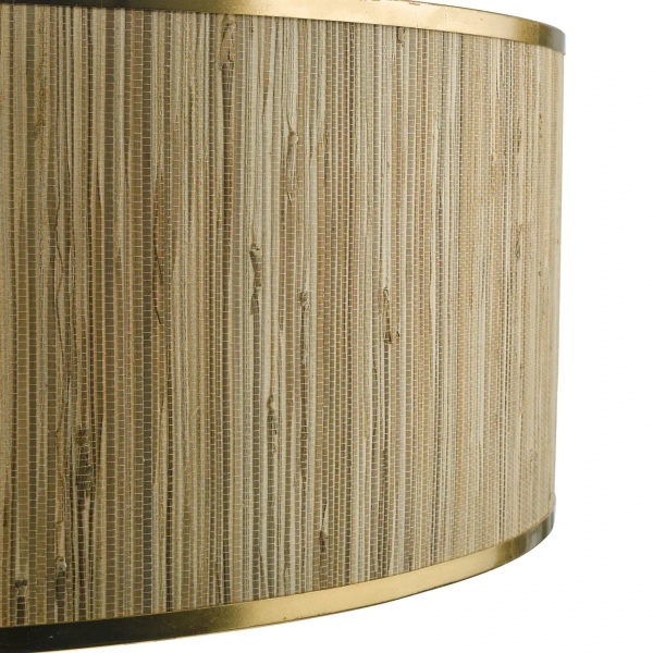 Wisząca lampa hampton Fernella FEN0835 do jadalni trawa morska złoty