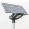 Latarnia uliczna solarna INB-G03-20W Greenie LED 20W RGB czujnik PIR szary