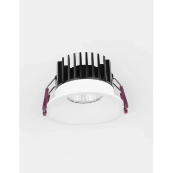 Sufitowa lampa podtynkowa MALLORCA biała LE61580 LED 12W 3000K IP65 wpust