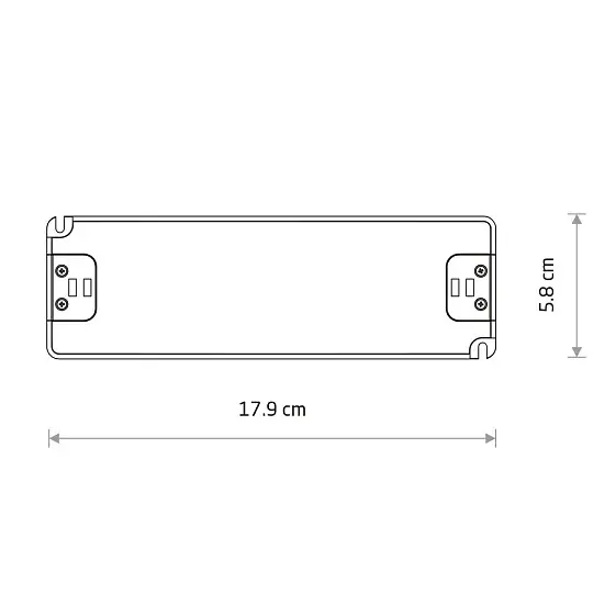 Zasilacz do szyn 1-obwodowych 150W 24V 11874 biały