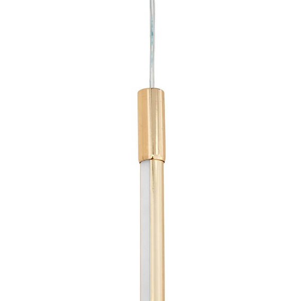 Metalowa lampa wisząca Ombre MSE1501100136 Moosee LED 9,8W podłużna złota