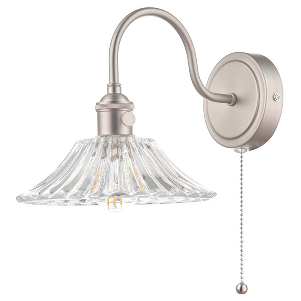 Lampa ścienna do jadalni Hadano HAD0761-04 Dar Lighting przezroczysta chrom