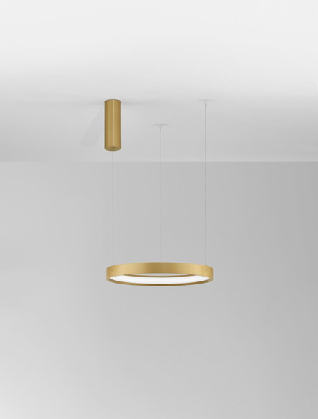 Lampa wisząca ZACAPU LE42789 obręcz nad stolik LED 30W 3000K złota