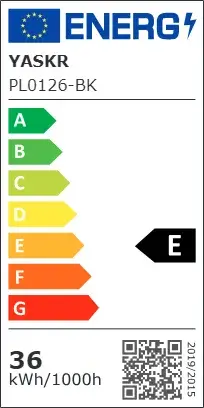 Podłużna lampa wisząca Sigi PL0126-BK Yaskr LED 36W 3000K belka czarna