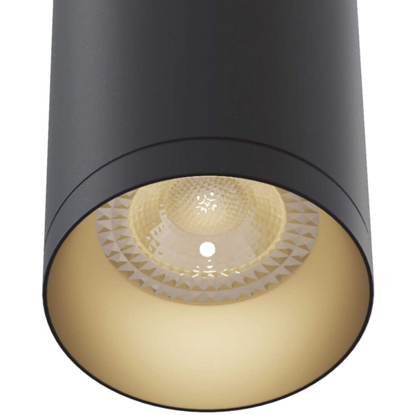 Metalowa tuba wisząca Shelby P020PL-01B podłużna czarna