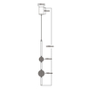 Zwis do sypialni Vaku LP-719/2P GD Light Prestige podwójna złota