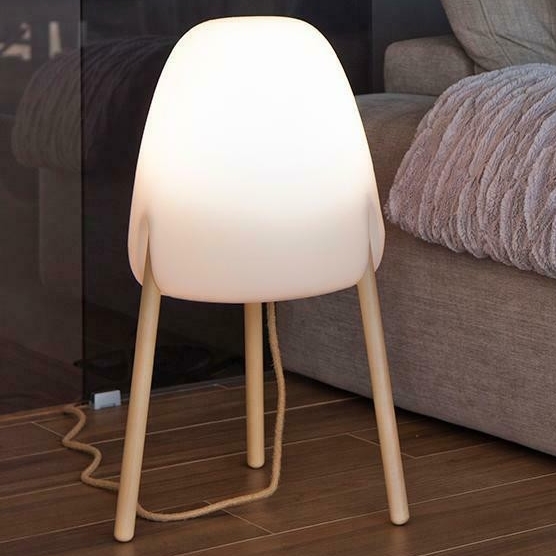 Lampa ogrodowa Rocket LUMRCK70SSNW solarna trójnóg biała