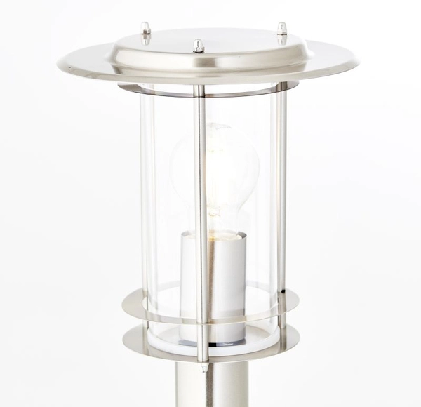 Stojąc lampa do ogrodu York 44785/82 latarnia IP44 stal