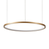 Lampa zwis ring Vinola PND-56135B-100RPP-GD-3KS4K-TRDIMM Italux LED 58W 3000-4000K złoty