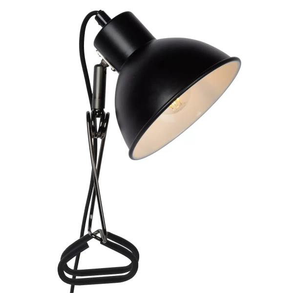 Lampka z klipsem do czytania MOYS 45987/01/30 Lucide czarny