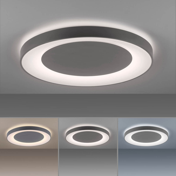 Lampa sypialniana sufitowa Anika 14327-18 LED 60W 2700-5000K szary