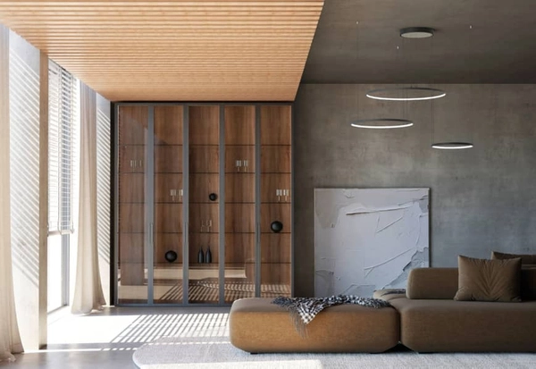 Lampa wisząca do salonu ring Circolo 10817 Nowodvorski LED 45W 3000K czarna