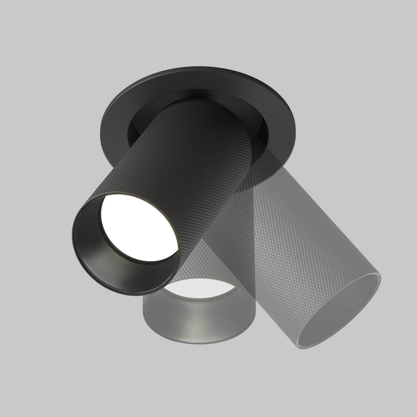 Podtynkowa lampa tuba Artisan C081CL-01-GU10-B Maytoni regulowana czarny